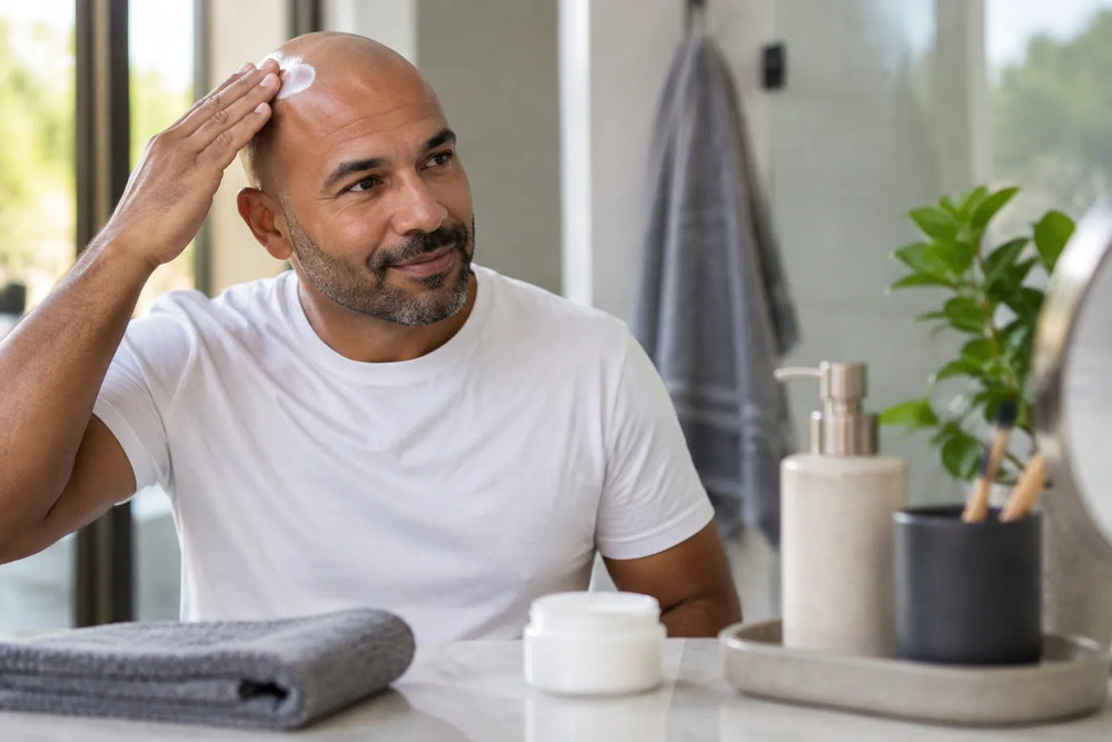 Bald scalp care: a simple routine