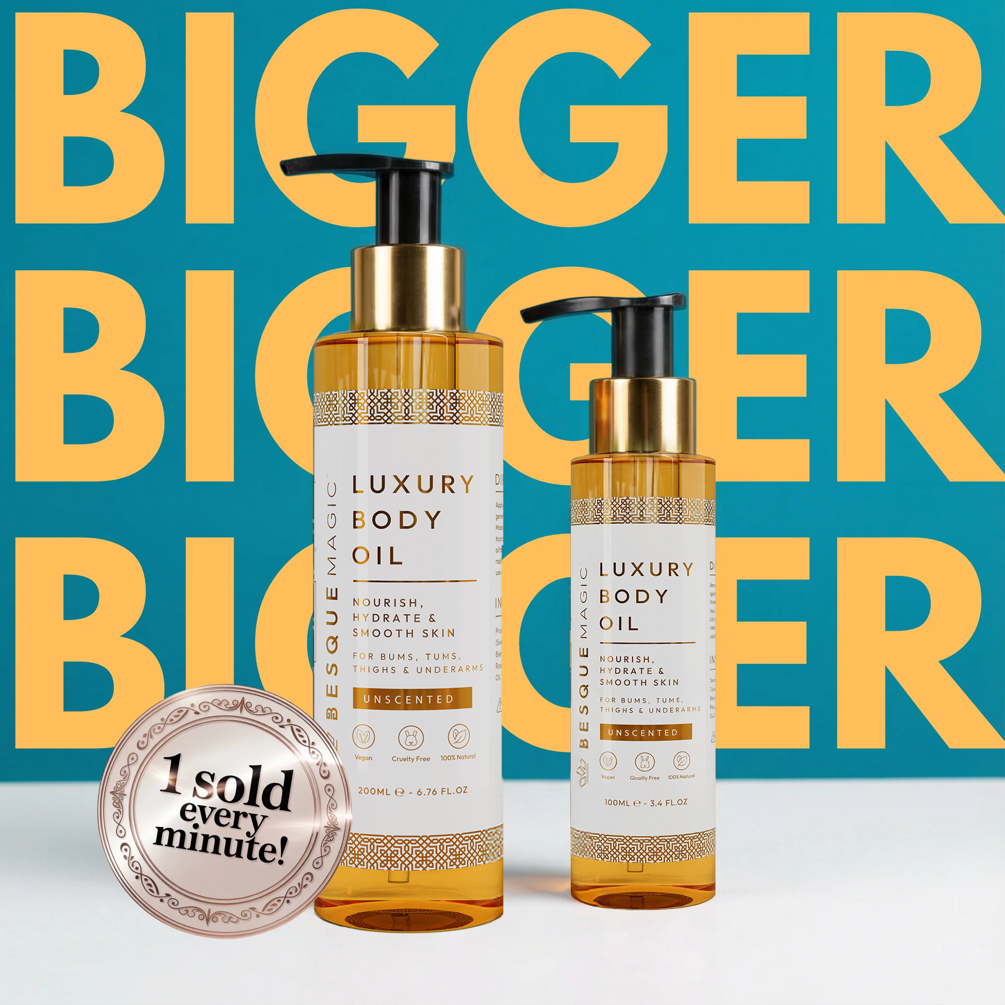 Besque® Magic Body Oil XL - Unscented