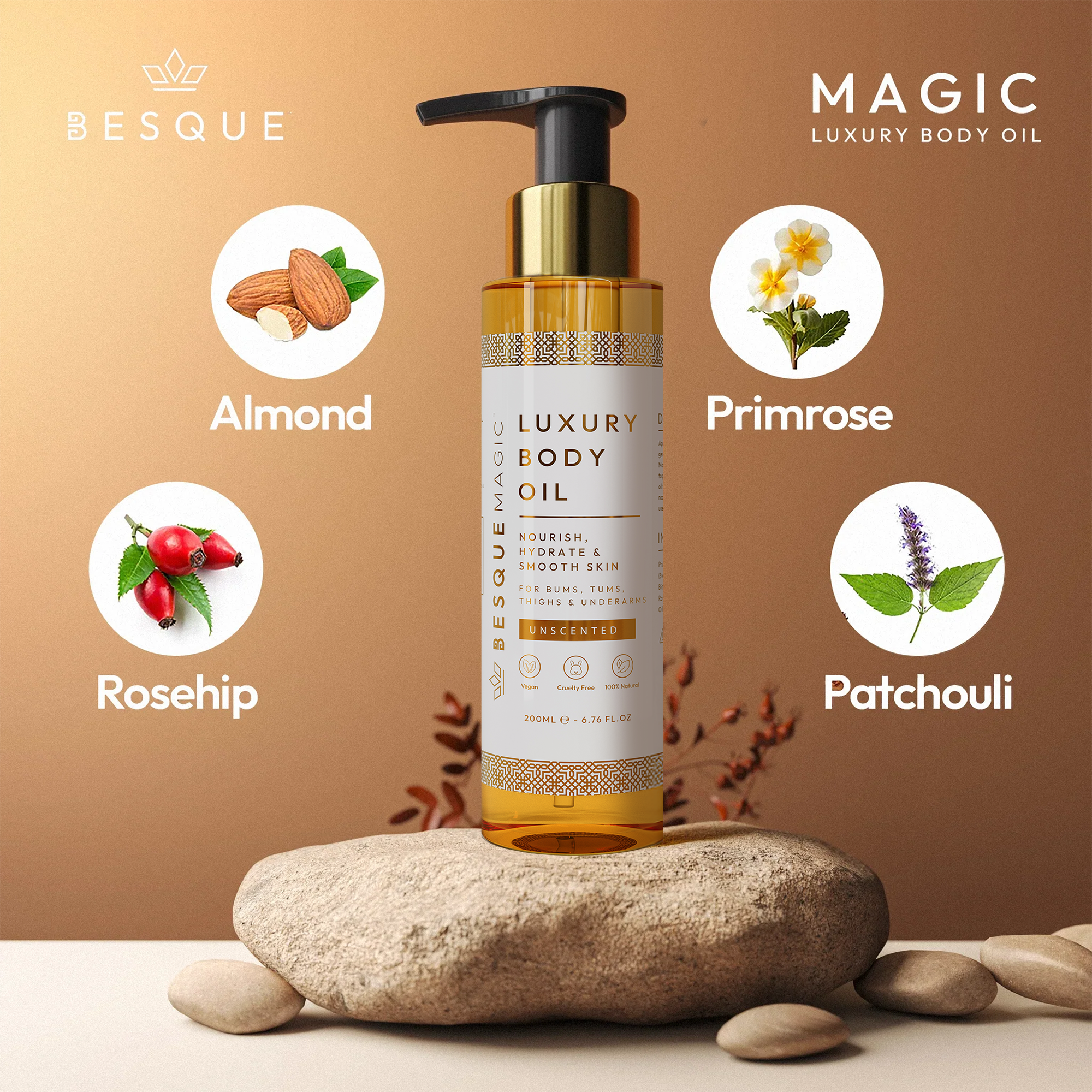 Besque® Magic Body Oil XL - Unscented