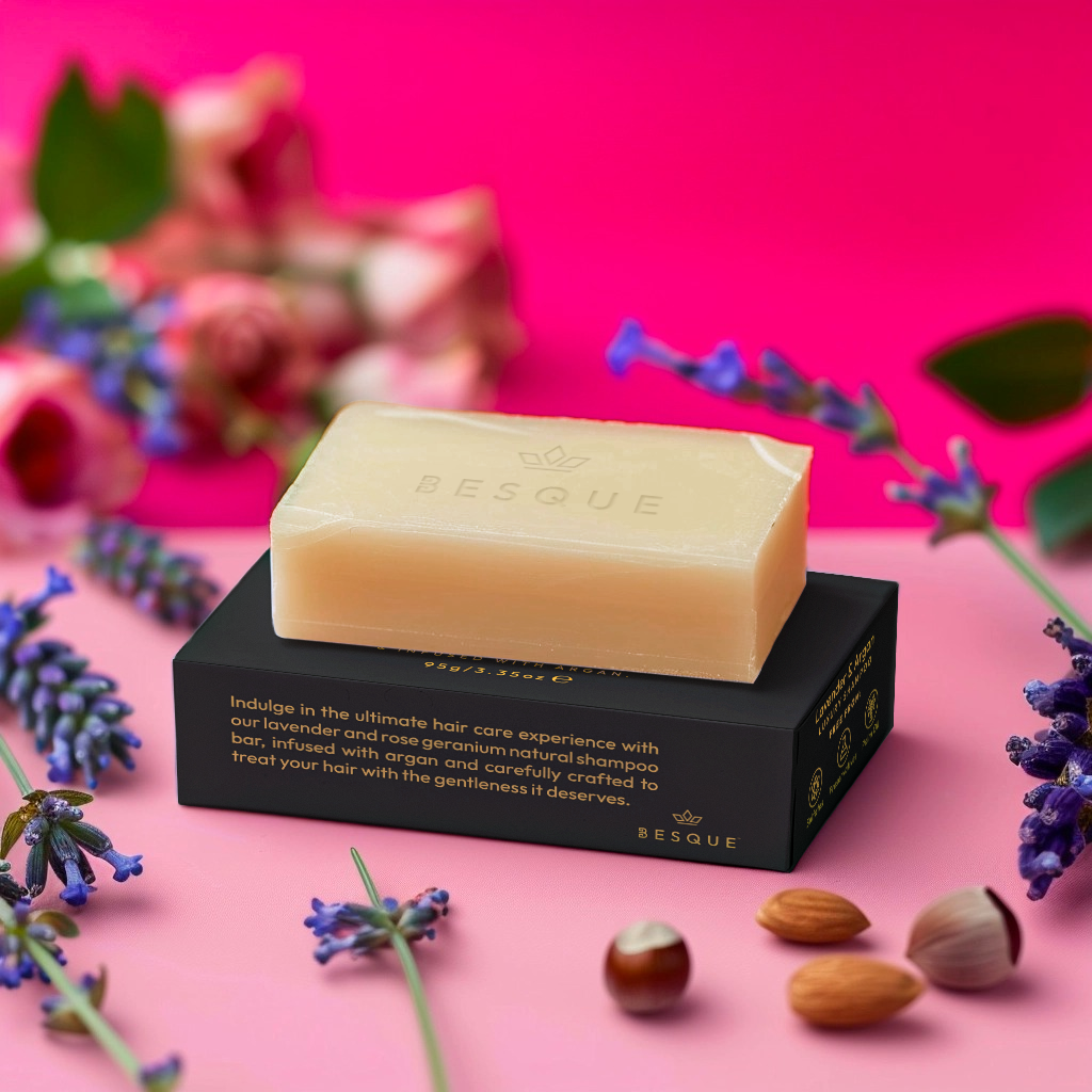 Natural Shampoo + Conditioner Bar Set - Lavender
